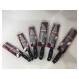 NIP 6 piece Precision Good Cook cutlery knife set