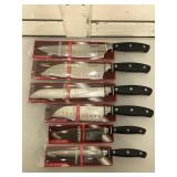 NIP 6 piece Precision Good Cook cutlery knife set
