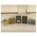 5 collectible lighters