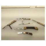 Lot of 6 pocket knives, all nice condition