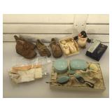 Vintage baby items in original boxes, vintage