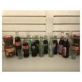 Group message of vintage soda bottles