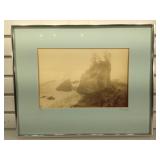 Dennis Bargola photograph, Oregon Beach, matted