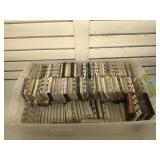 Large bin of Compact cassette, various artists