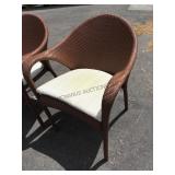 2 Genuine Dedon designer outdoor chairs - signed