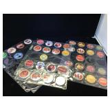 Collection of vintage Coca-Cola (Coke Caps)