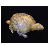 Hand-carved Alabaster Turtle, 7 in. Length