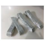 12- Grey leatherette curved bracelet stands