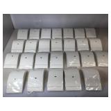 Approx. 26 White leatherette curved bracelet