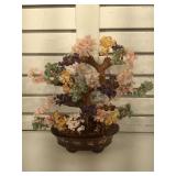 Gemstone prosperity tree, approx 4 inches tall,