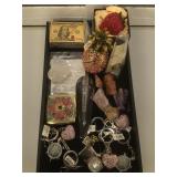 Carved gemstone, fossilized orthoceras, Kalifano