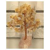 Gemstone prosperity tree, approx 7 inches tall