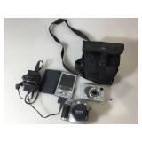 Sony Clie camera w/ cable, Sony Cyber shot camera