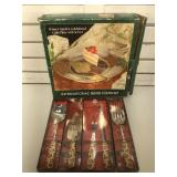 International silver company cake plate & 4 NIB