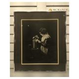 Rudy Droguett,black white image, Woman pouring