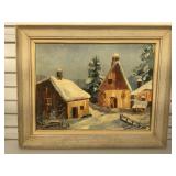 Genia Klüever , 24 x 30, landscape painting on