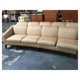 10 foot long sofa with arm - pillows included