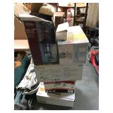 Lot of assorted lighting and ventilation fans in