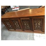 Vintage oak buffet cabinet - approx. 5.5 feet