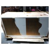 Approx 6 foot long dresser cabinet - white and