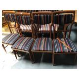 Set of 4 mid century Singer/Gio style chairs - one