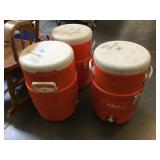 Lot of 3 Igloo cooler dispensers - clean
