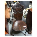 Antique oak chair