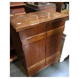 Vintage wooden locking bar - no key