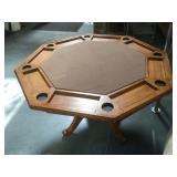 Wooden Octagonal poker Dinning table, approx