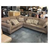 Very clean like-new sectional sofa with pillows