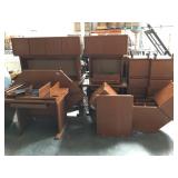 Large corner desk unit - disassembled - incl.