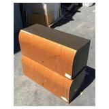 Pair of wall shelf w/locks, without key