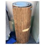 Metal roll panel w/texture, marked 62ft 3 in