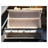 Wooden hutch w/drawers -for refurbishment- approx