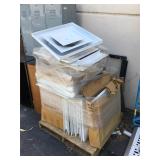 Pallet lot of assorted vent covers