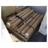 Pallet lot of Industrial Wall paper, texturized