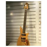 Custom made 6 string guitar with Koi decoration,