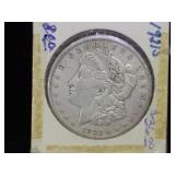 1921-S Morgan Silver Dollar in flip