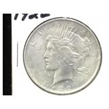 1922 Peace Silver Dollar in flip