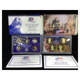 2008 US Proof Set - State Quarters and