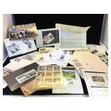 Lot of assorted stamps and Australian Stamped