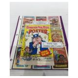Garbage pail kids lot with sealed poster
