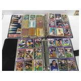 Albums of sports cards with stars