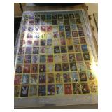 Playboy chrome cards uncut sheet