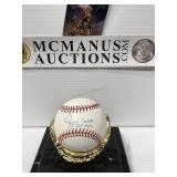 Ozzie smith autographed baseball