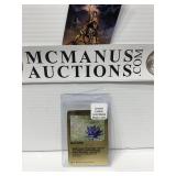 Black lotus metal card