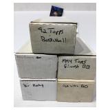 Mixed sports cards with stars