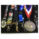 Assortment of 6 lanyards - spots teams and