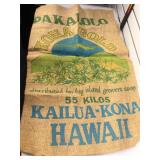Pakalolo Kona Gold Hawaii Marijuana Burlap Bag,