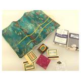 Lot of casino matches, playing cards and more